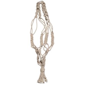 Handmade Cream Macramé Plant Hanger
